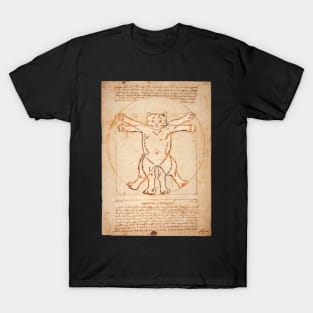 Vitruvian Cat T-Shirt